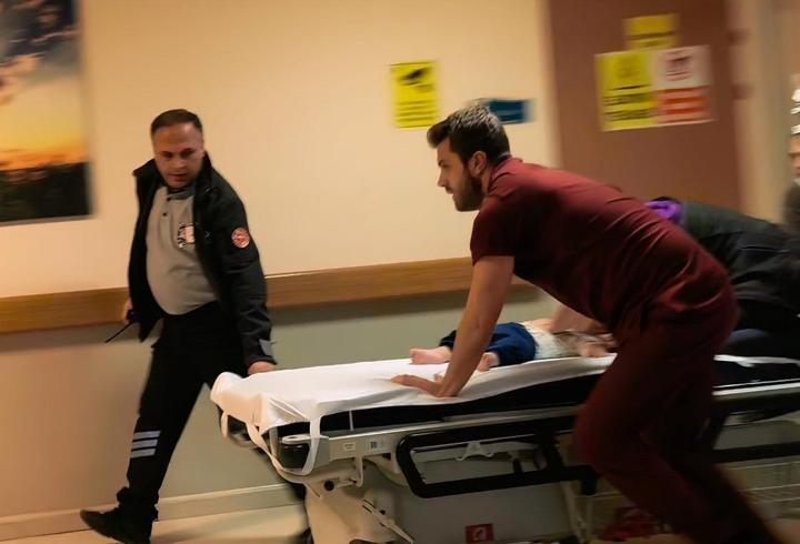 Alper bebeğin duran kalbine hayati müdahale!
