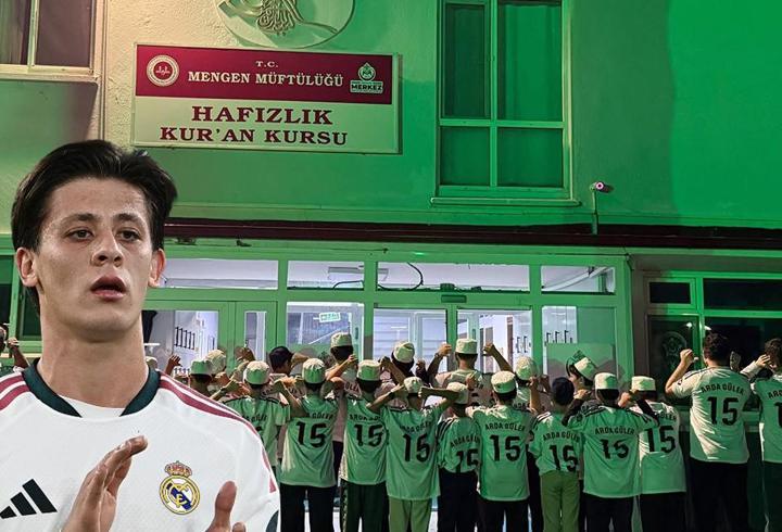 Arda Güler’den hafızlık öğrencilerine imzalı forma jesti