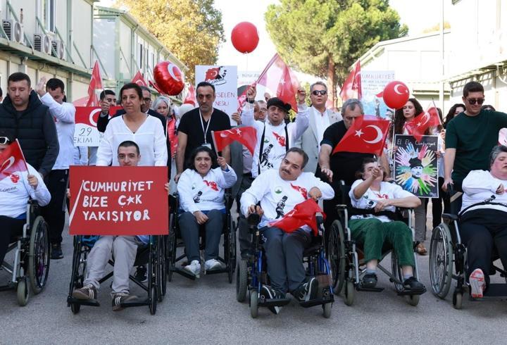 Engelli bireylerden Cumhuriyet Bayramı’na özel gösteri