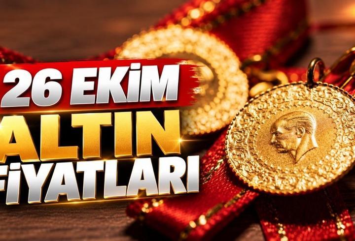 CANLI ALTIN FİYATLARI SON DAKİKA| 26 Ekim gram, çeyrek, cumhuriyet altını ne kadar? Kapalıçarşı altın fiyatları alış-satış tablosu