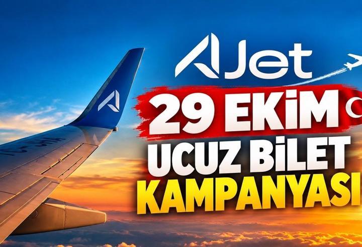 Ajet 29 eki̇m ucuz bi̇let kampanyasi