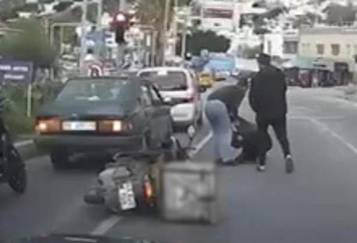Yol ortasında kuryeye saldırdılar! 360 bin TL ceza yediler