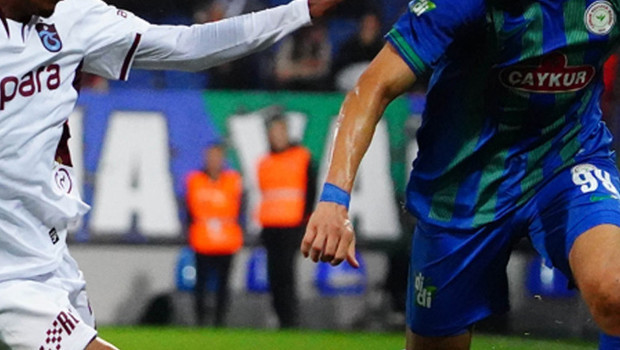 Trabzonspor ile Çaykur Rizespor 49. randevuda