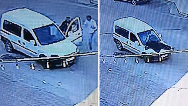 Adana'da bir garip olay: Önünü kestiği aracı böyle çaldı
