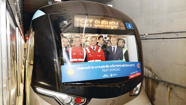 Test sürüşü Özel’den İstanbul’a yeni metro hattı