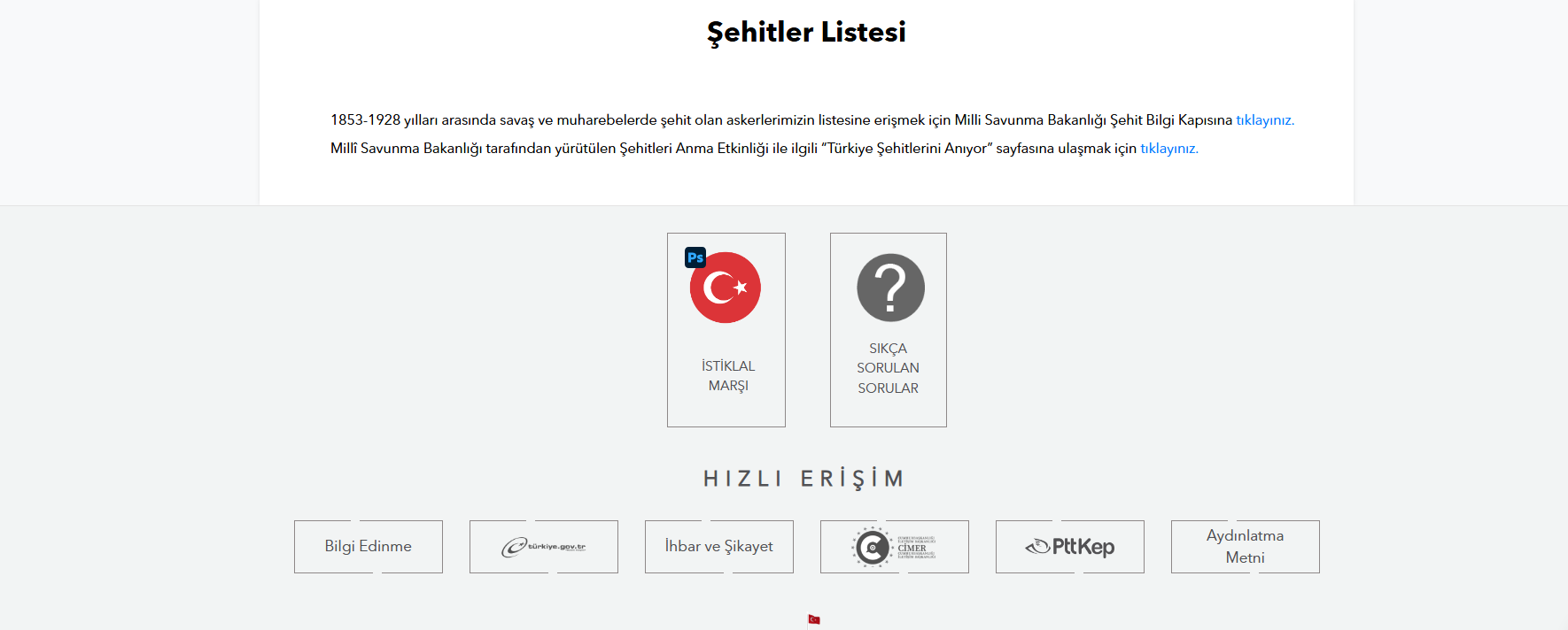 "Dedem nerede şehit oldu?": İşte MSB şehit bilgisi sorgulama ekranı