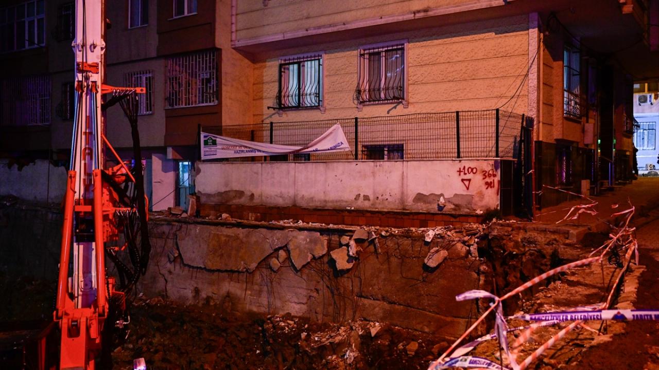 Bahçelievler'de çökme riski oluşan 2 apartman boşaltıldı